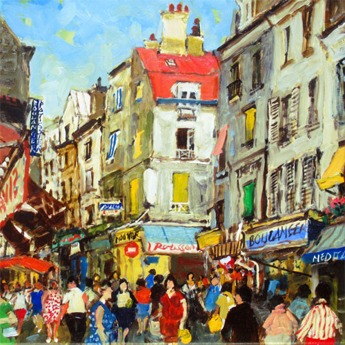 児玉幸雄 ムフタール通り | 絵画など美術品の販売と買取 | 東京・銀座