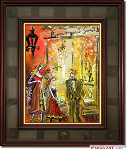 織田広比古 すずらん売りの少女(5月パリにて) | 絵画など美術品の販売