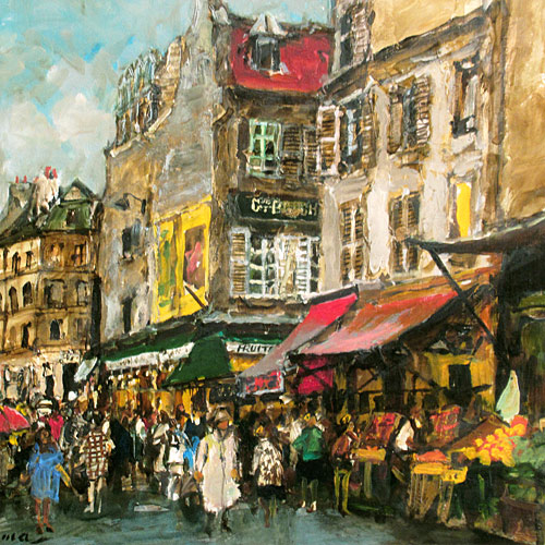 油彩画富永岳彦宴リトグラフ147/450