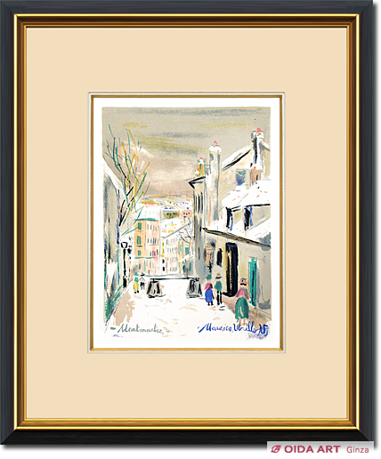 Amazon | マルコ・ストッパー 「モンマルトル」 パリ 風景画 絵画