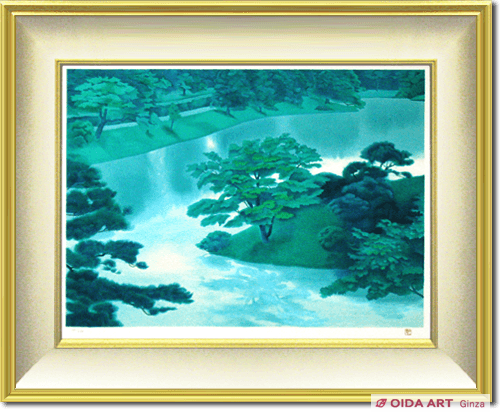 東山魁夷 緑潤う | 絵画など美術品の販売と買取 | 東京・銀座 おいだ美術