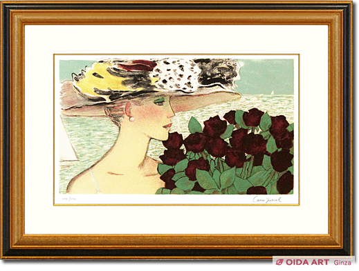 カシニョール 赤いバラ | 絵画など美術品の販売と買取 | 東京・銀座