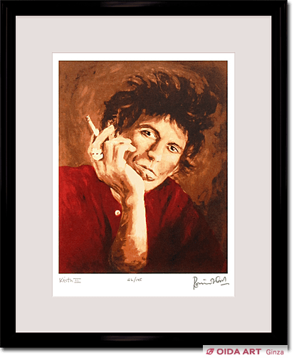 ロン・ウッド リトグラフ