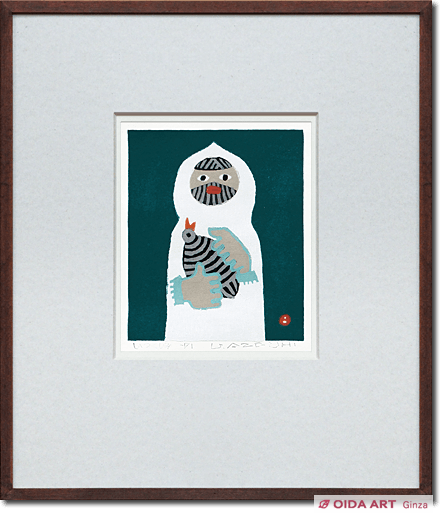 畦地梅太郎 いつくしみ | 絵画など美術品の販売と買取 | 東京・銀座