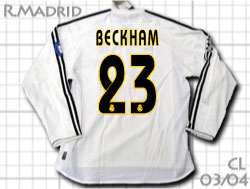 レアルマドリードユニフォーム03-04 CL仕様 レアル・マドリード ADIDAS