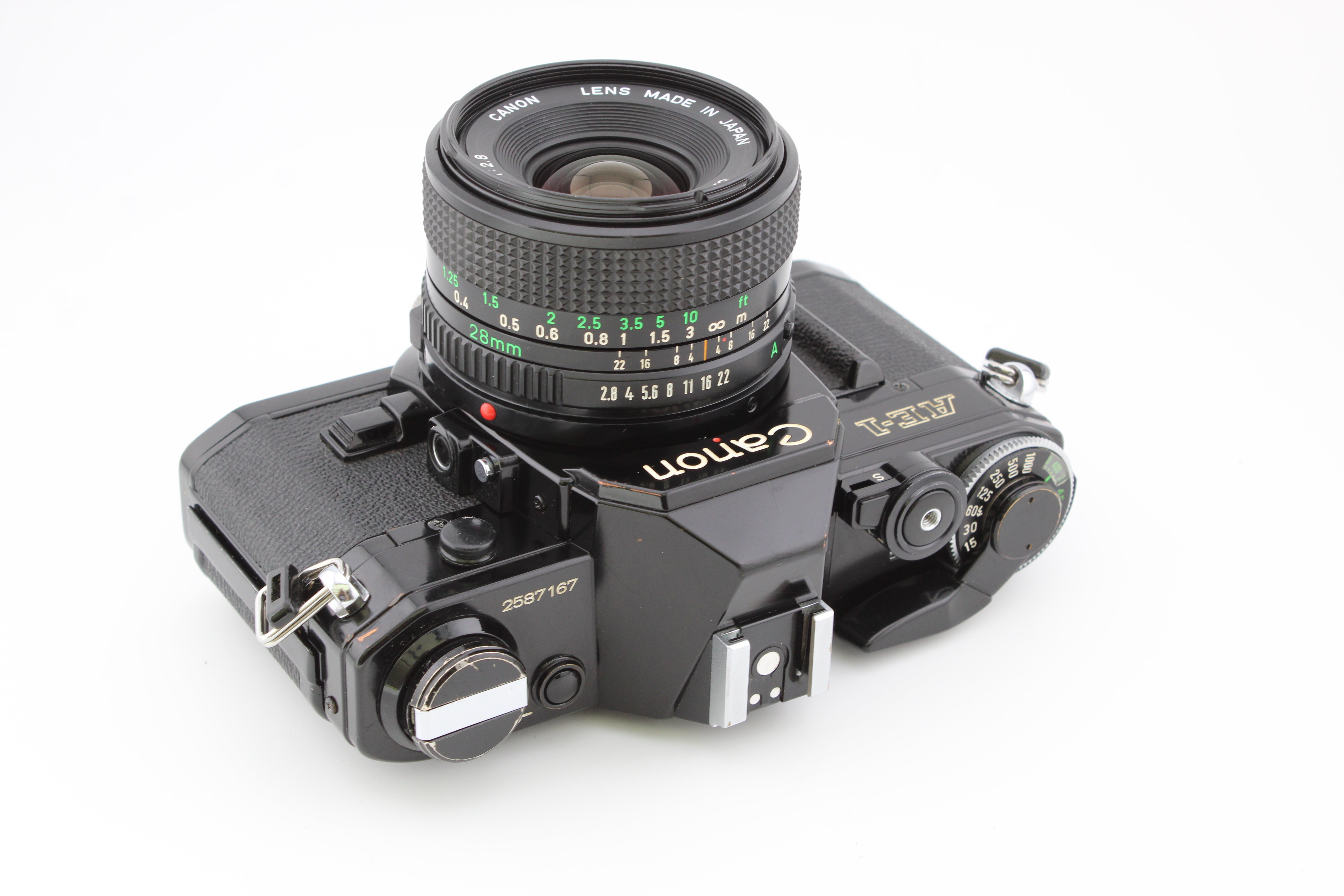 Canon AE-1 + 28mm f2.8 (#3806) - OldCamsByJens