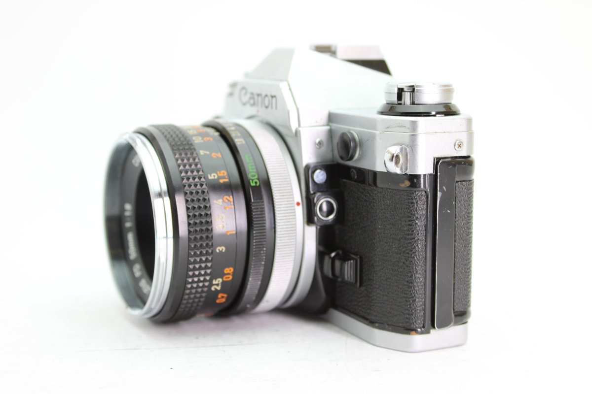 Canon AE-1 + 50mm f1.8 (#3457) - OldCamsByJens