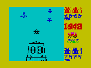 Play 1942 for ZX Spectrum Online ~ OldGames.sk