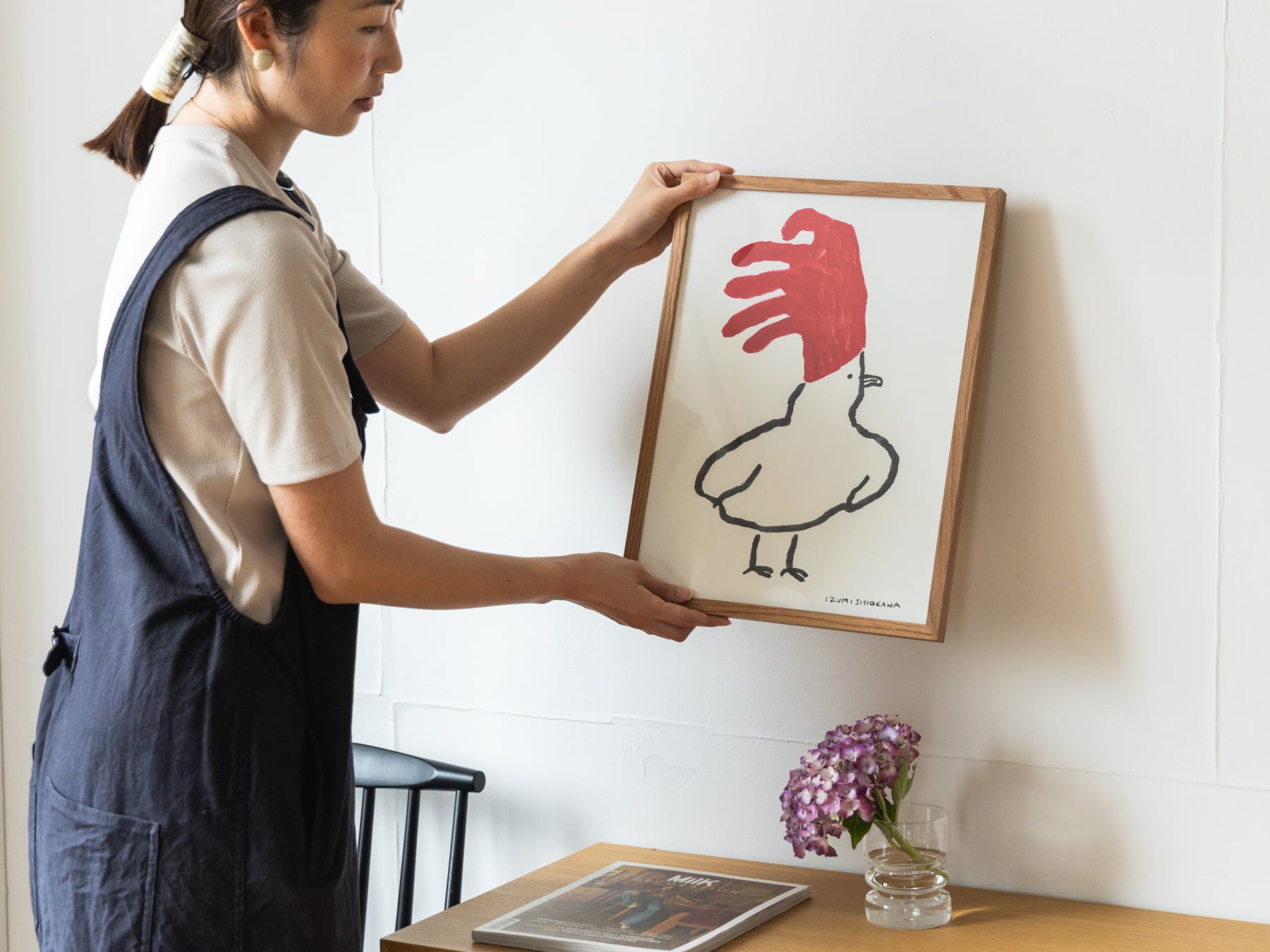 木製ポスターフレーム／ナチュラル｜アートポスター・フレーム｜オルネ