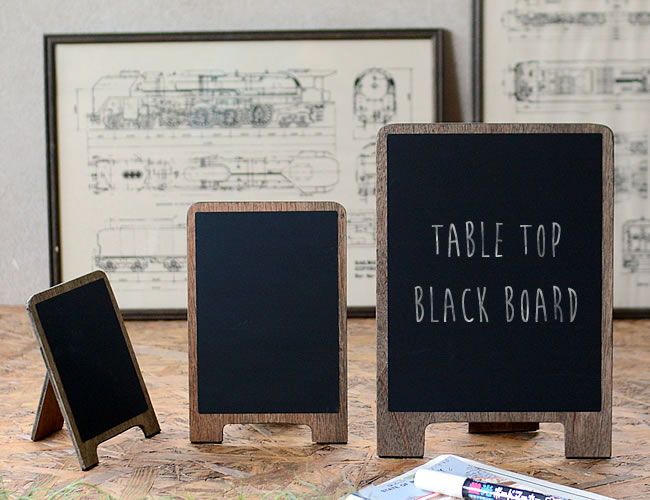 マーカー付き 卓上ブラックボード スタンド黒板 | ゼネラルストア オルネ