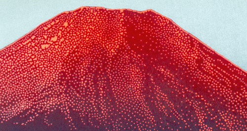 富士山」伊勢型紙インテリア額（￥7,700） | 伊勢型紙専門店おおすぎ