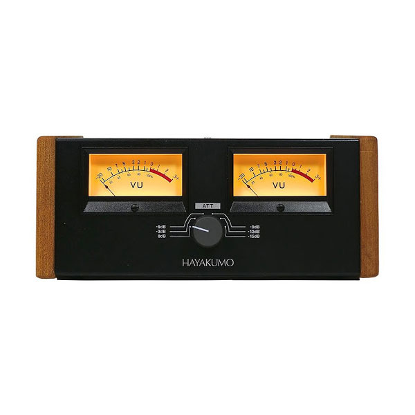 自作ステレオVUメーター199号機（YAMAHAピーク表示付） 自作ステレオVU