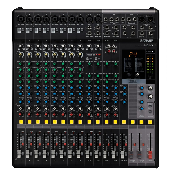 YAMAHAの高品質PAミキサーMG16Xをご紹介いたします。
