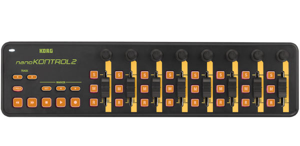 KORGのMIDIコントローラー、nanoKONTROL2 ORGR のご紹介です。