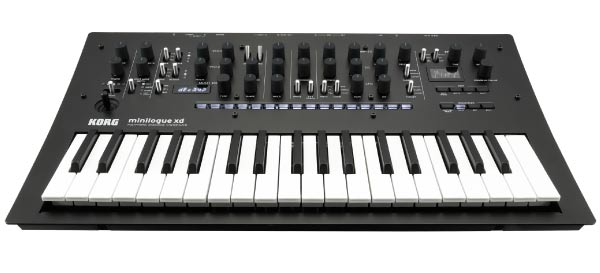 KORGのシンセサイザー、minilogue xdのご紹介です。