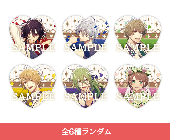 AMNESIA ハート缶バッジ イッキ 10周年 10th AMNESIA ハート缶バッジ