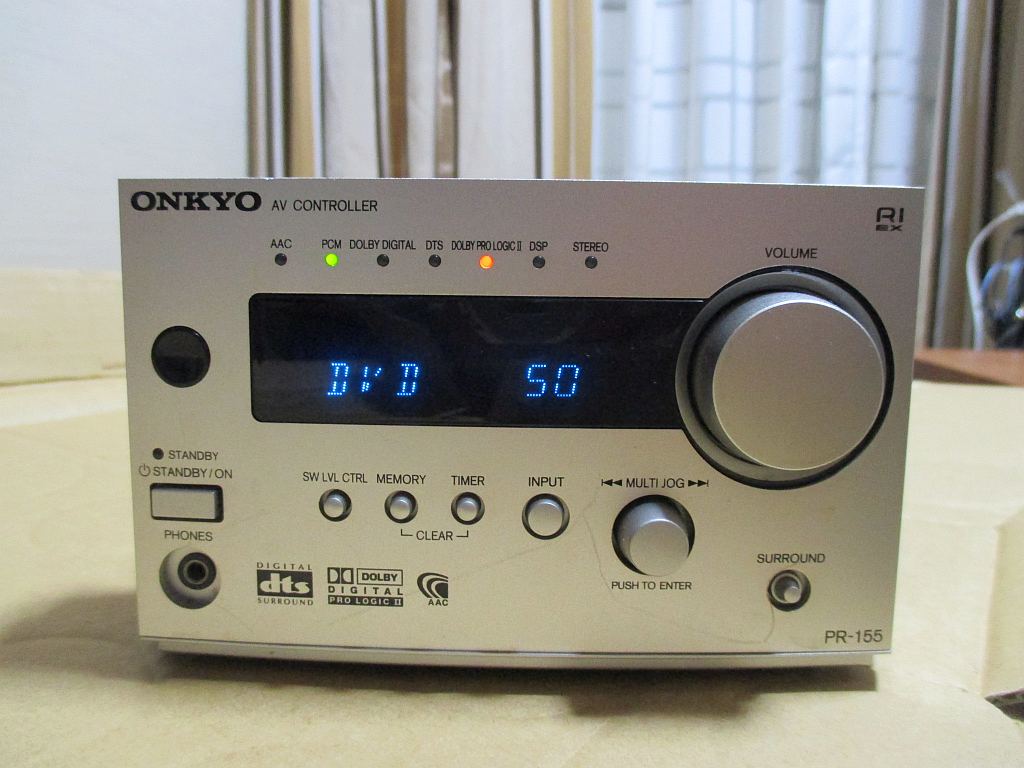 アンプ(ONKYO PR-155)が壊れた – 趣味の部屋