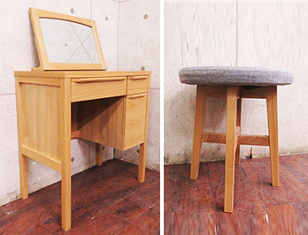 unico(ウニコ)のKURT(クルト)シリーズのドレッサーです。オーク材の