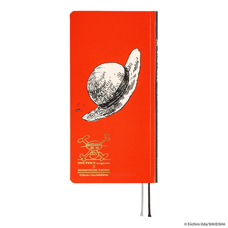 2026年4月始まり weeks ワンピース 麦わらのルフィ レッド ほぼ日手帳