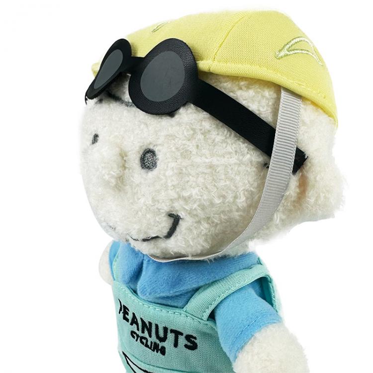 ぬいぐるみS チャーリー・ブラウン ピーナッツサイクリング