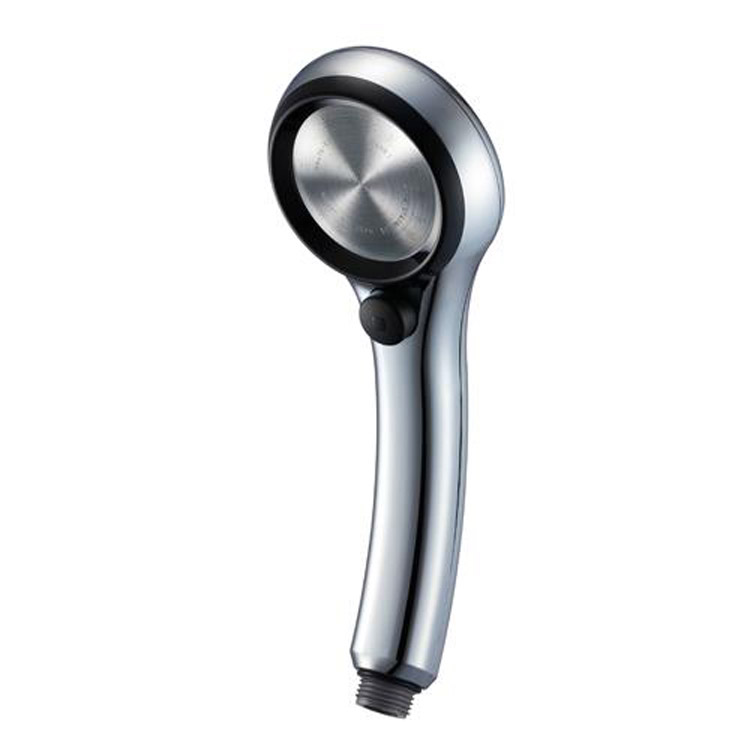 メタリックシャワーヘッド ブラック レイニー: ホーム＆キッチン