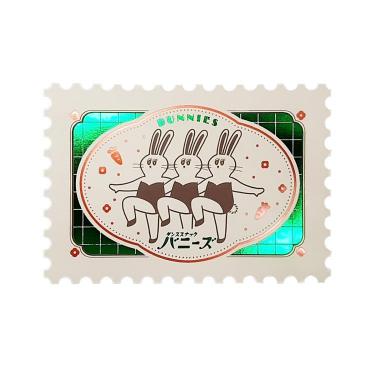 切手型箔押しポストカード オビワン バニーズ(バニーズ