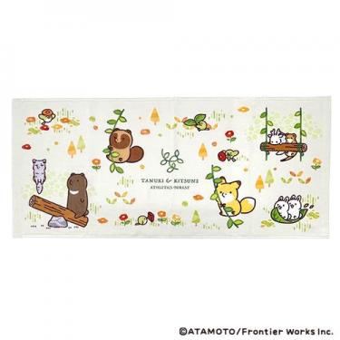 ロングタオル アスレチック タヌキとキツネ: キャラクター・バラエティ