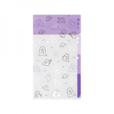 3ポケットクリアホルダー A5スリム 北欧動物(北欧動物