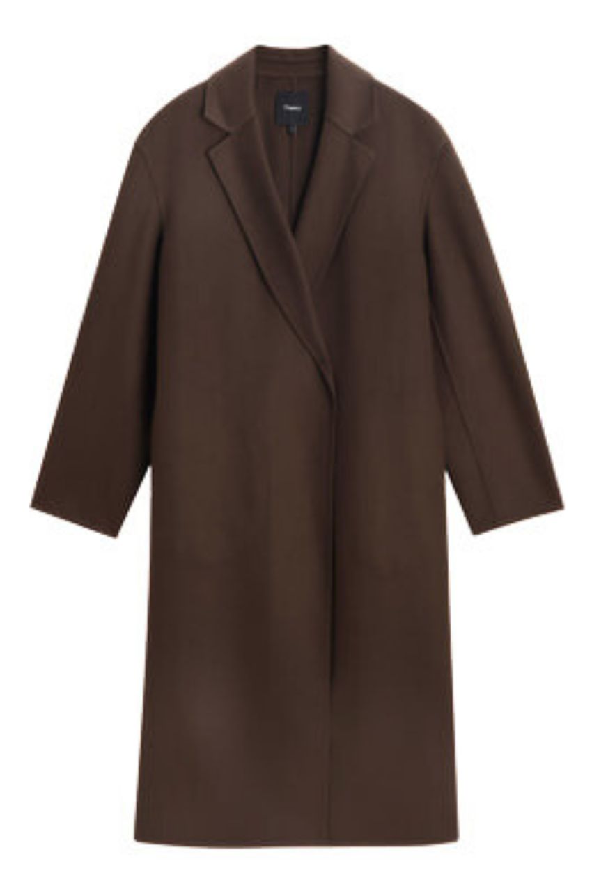 Theory - New Divide GC LT Relaxed Coat J(ウォルナット)毛 / ロング