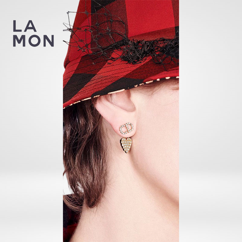 ディオール ピアス DIOR CLAIR D LUNE EARRING メタル クリスタル