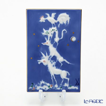 マイセン（Meissen） 陶板 青のメルヘン 930005／9p331 ブレーメンの