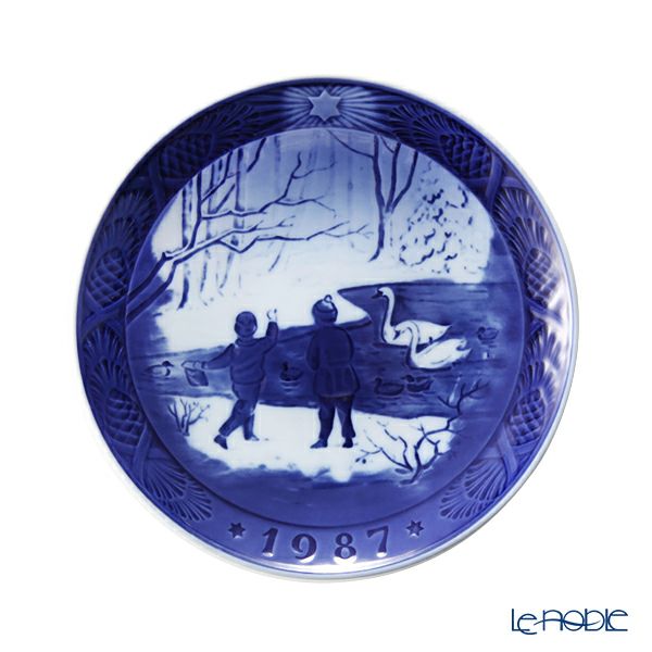 1915年 ロイヤルコペンハーゲン イヤープレート デンマークの冬景色