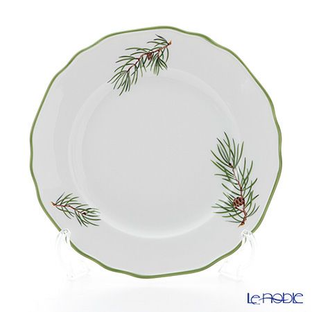 希少 アウガルテン AUGARTEN モミの枝 プレート 2客 ハンドペイント