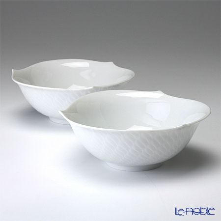 マイセン（Meissen） 波の戯れホワイト 000001／29411 サラダボウル