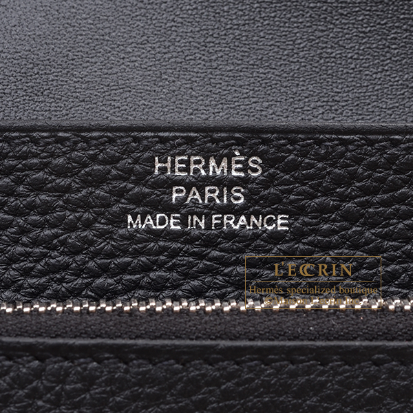 エルメス ドゴンコンパクト ブラック トゴ シルバー金具 | エルメス