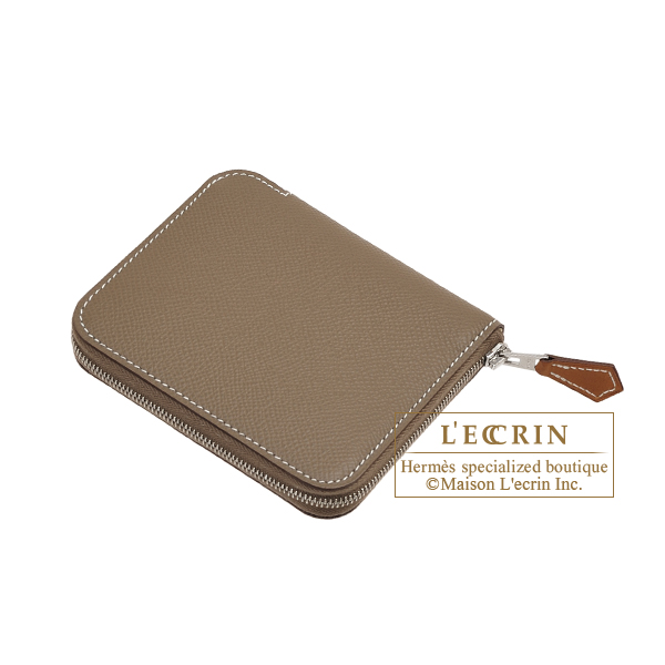 エルメス アザップ シルクイン コンパクト エトゥープ/ パールグレー