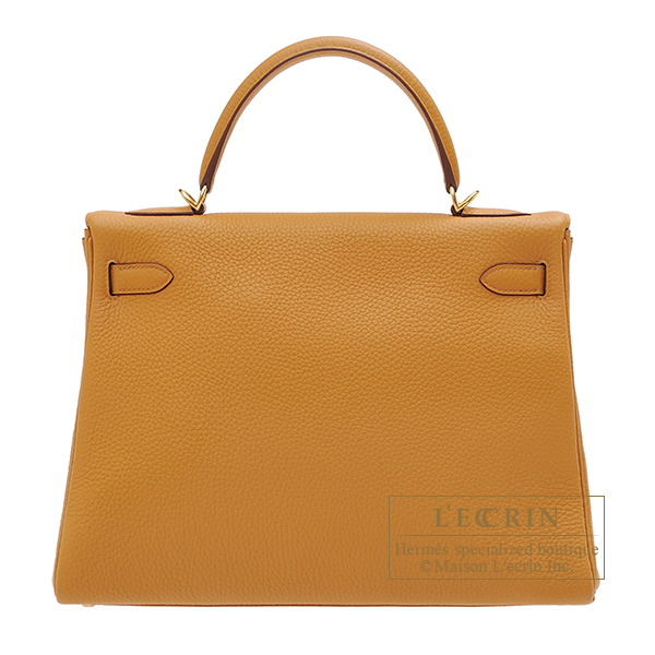 エルメス ケリー32/内縫い セサミ トリヨンクレマンス ゴールド金具