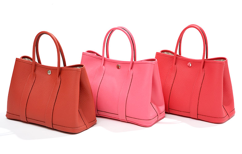 エルメス ガーデンパーティ30/TPM ブラック ネゴンダ シルバー金具