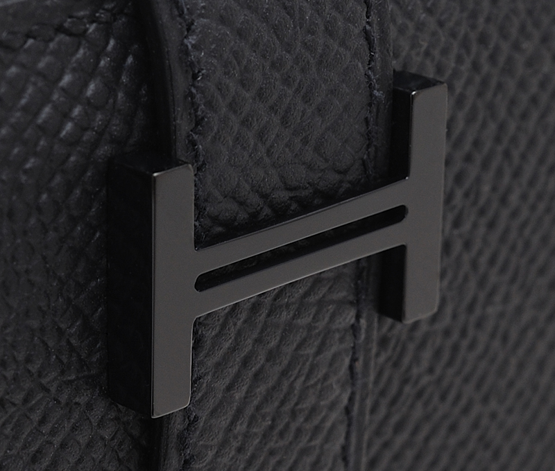 エルメス ベアンコンパクトモノクローム ソーブラック ブラック