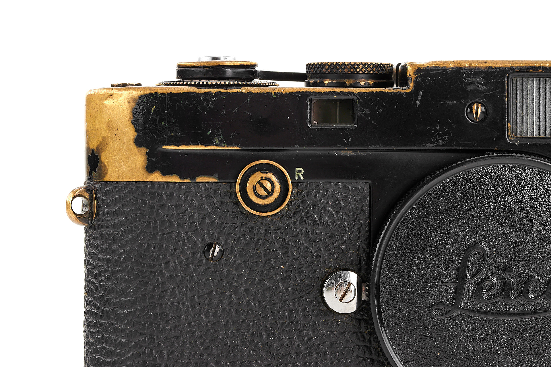 Leica M2 black paint Button Rewind * | A00781