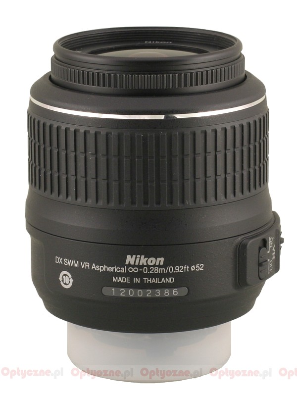 Nikon Nikkor AF-S DX 18-55 mm f/3.5-5.6G VR - LensTip.com