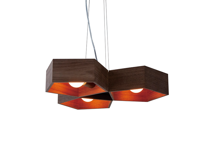 INTERFORM 照明 1灯ペンダントライト Mercero Walnut インターフォルム