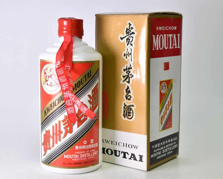 古酒 貴州茅台酒 1983年 貴州茅台酒 MOUTAI マオタイ酒 五星麦ラベル