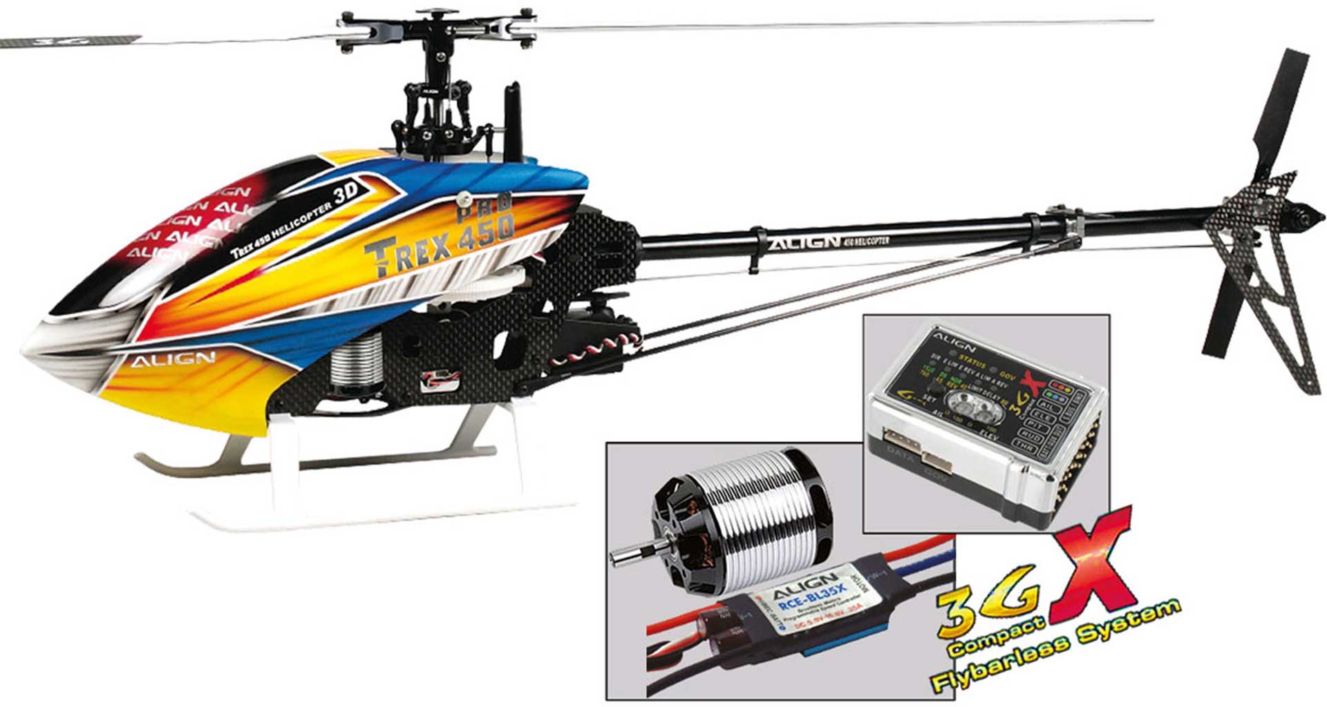 アラインAlign T-REX 450 PRO (TAROT) CGY750付 - メルカリ ALIGN T