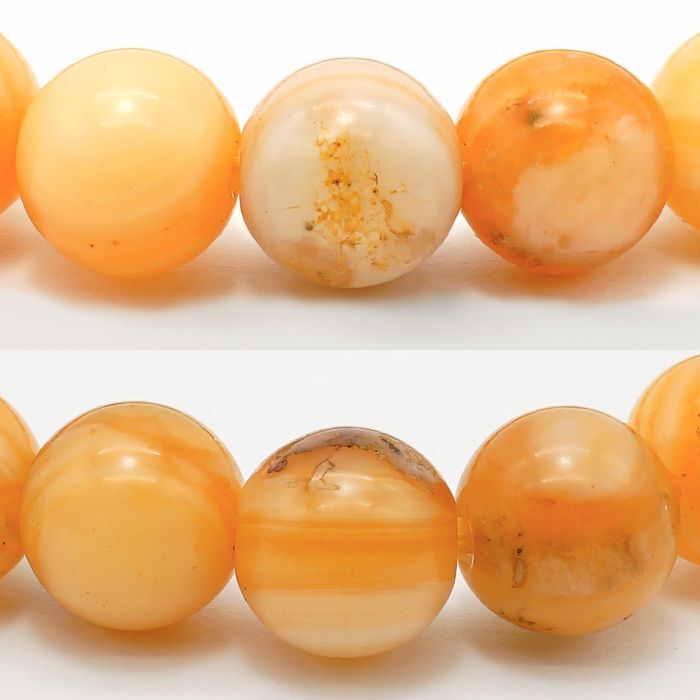 ネオングリーン輝くオレンジイエローオパール66ct ネオングリーン輝く