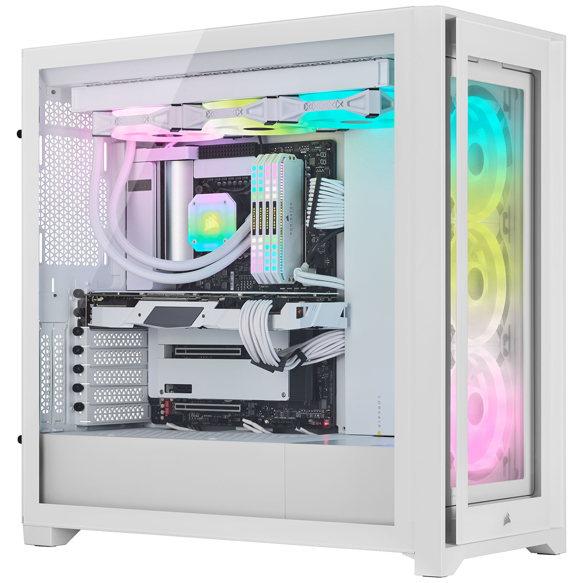 訳アリ]PC ケース CORSAIR iCUE 5000X RGB White iCUE 5000X RGB QL
