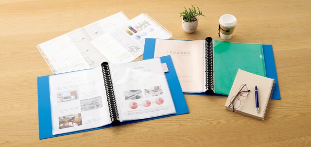 ライオン事務器 クリヤーブック B4用 20ポケット 20冊 青