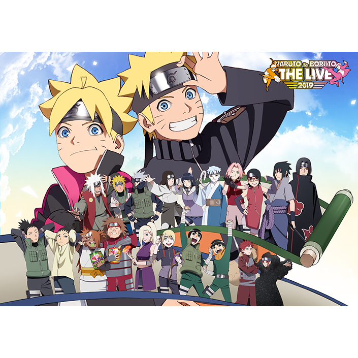 NARUTO to BORUTO THE LIVE 2019 缶バッジ 新七班 NARUTO to BORUTO