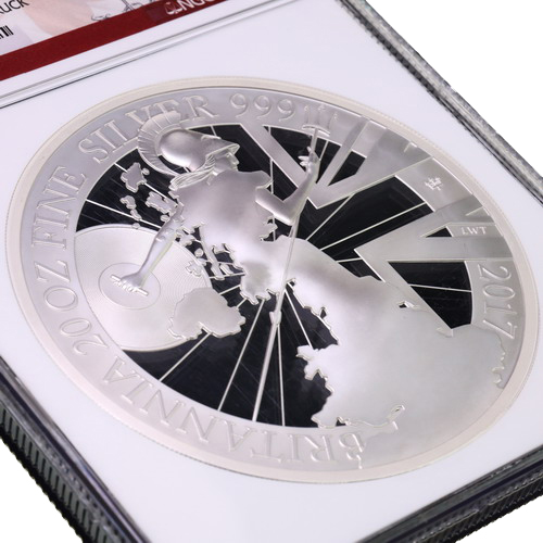2017年 イギリス PF70 NGC 銀貨 モダン アンティーク 2017年 イギリス