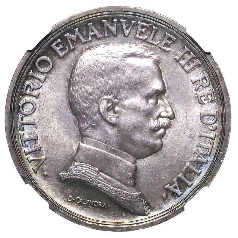 イタリア領ソマリランド 1ルピア銀貨 1919年 発行数40万枚 希少 レア